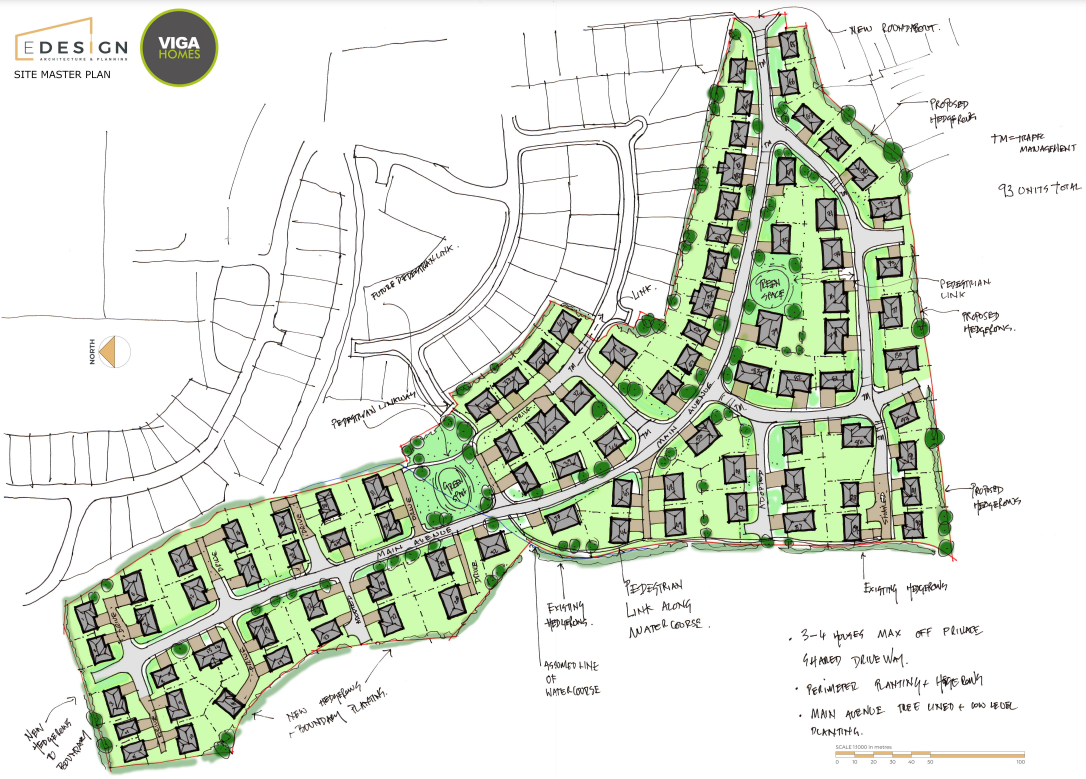 Plans lodged for nearly 100 homes in Ayrshire village Scottish